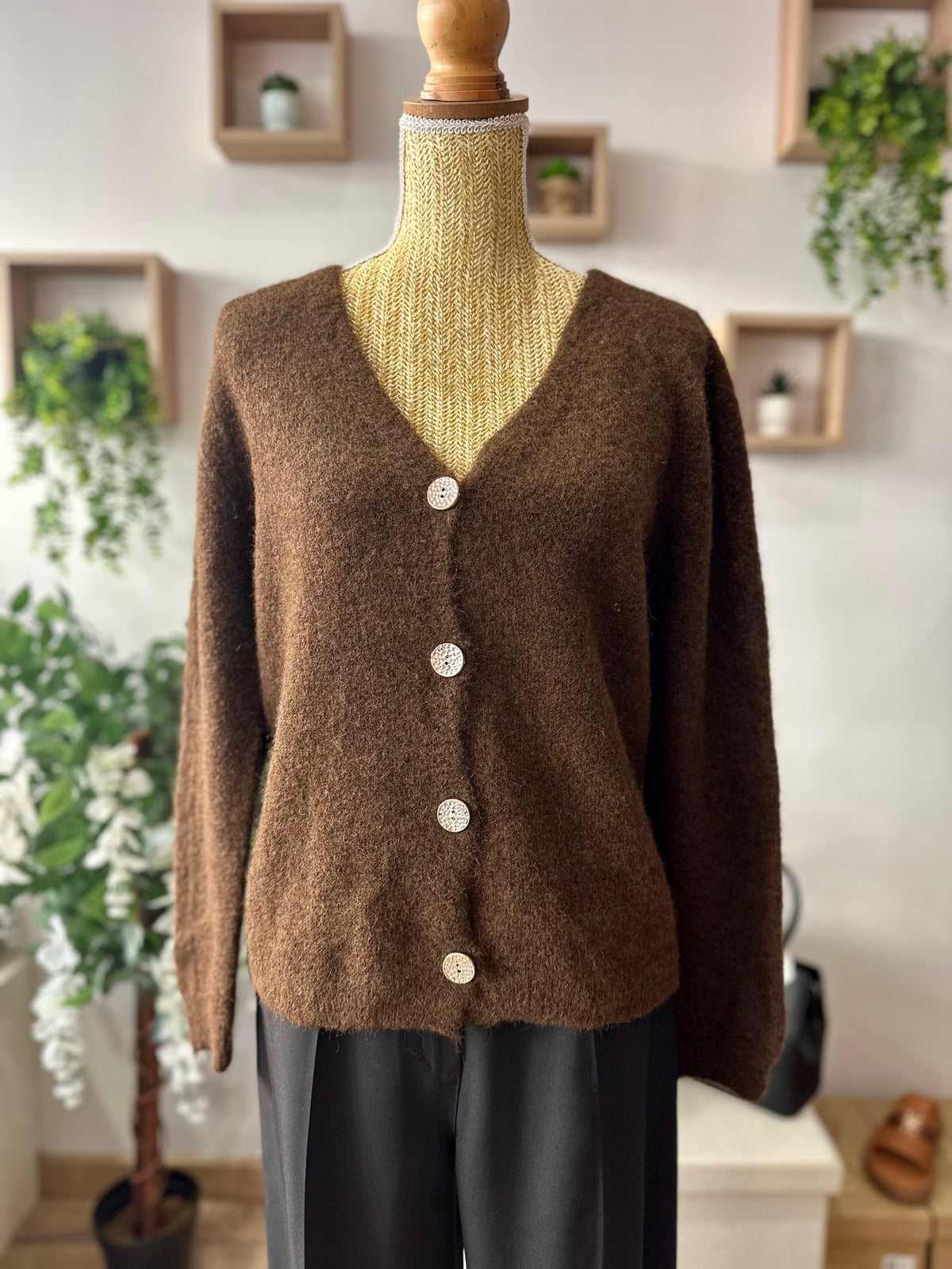 Cardigan Lina chocolat
