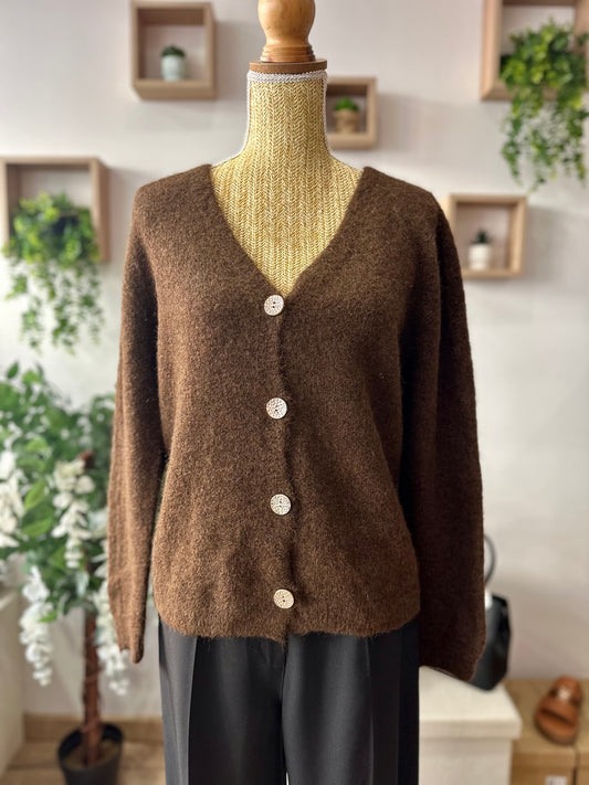 Cardigan Lina chocolat