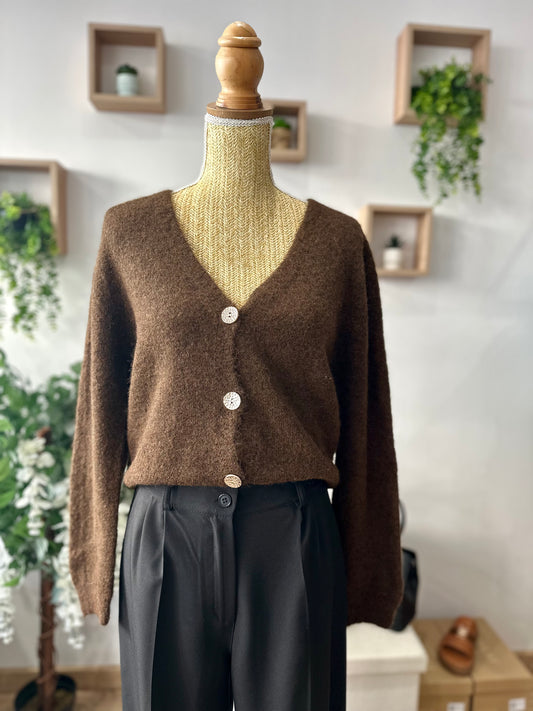 Cardigan Lina chocolat