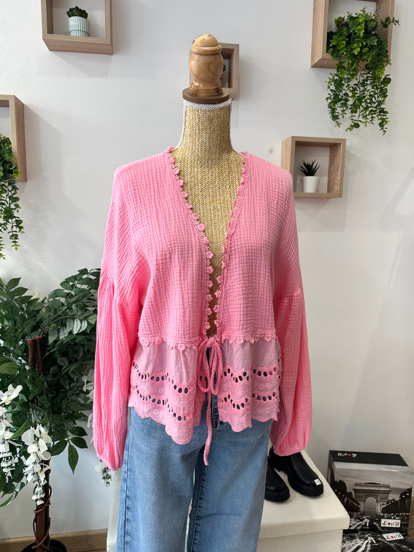 Blouse rose