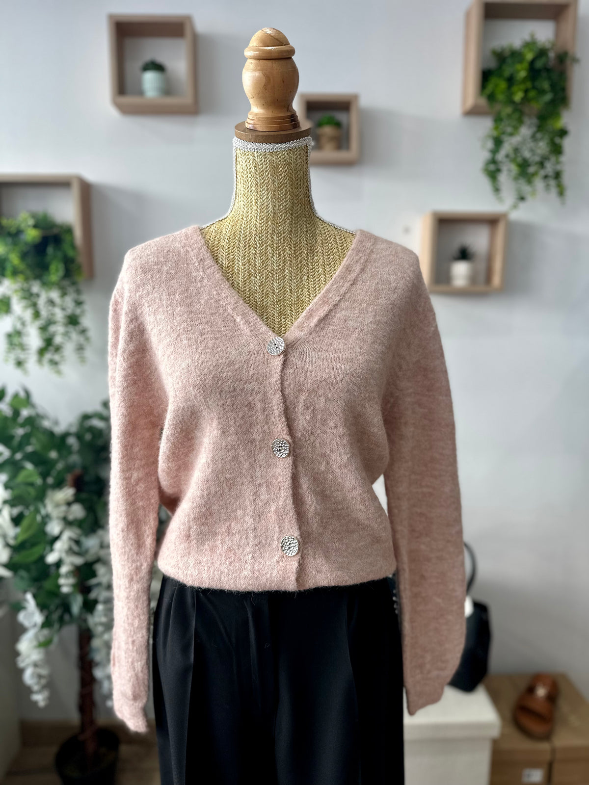 Cardigan Lina rose
