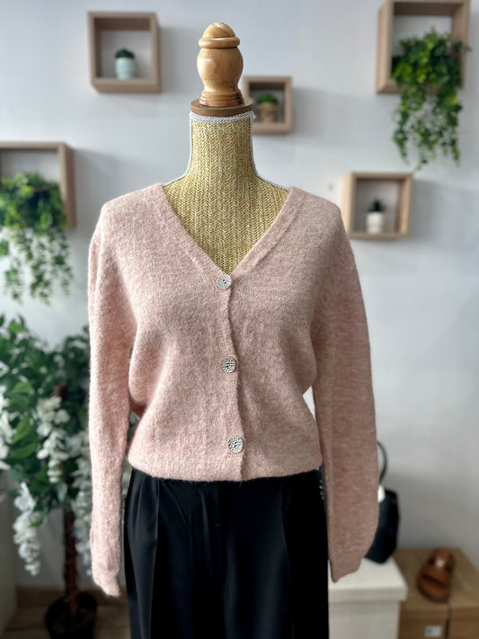Cardigan Lina rose