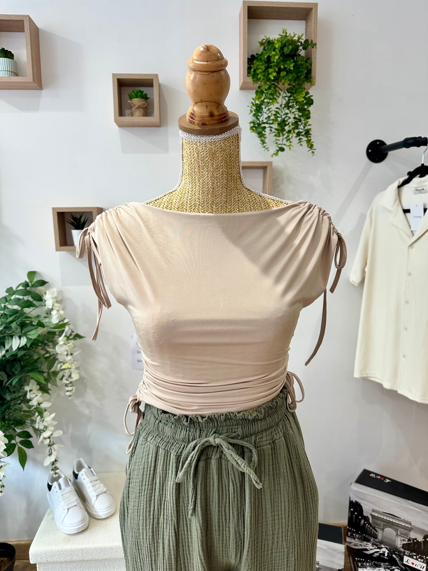 Top Lily beige