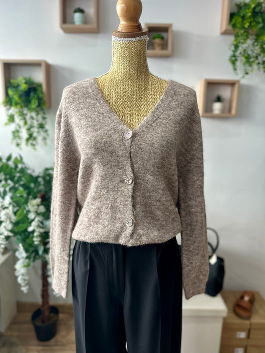 Cardigan Lina taupe