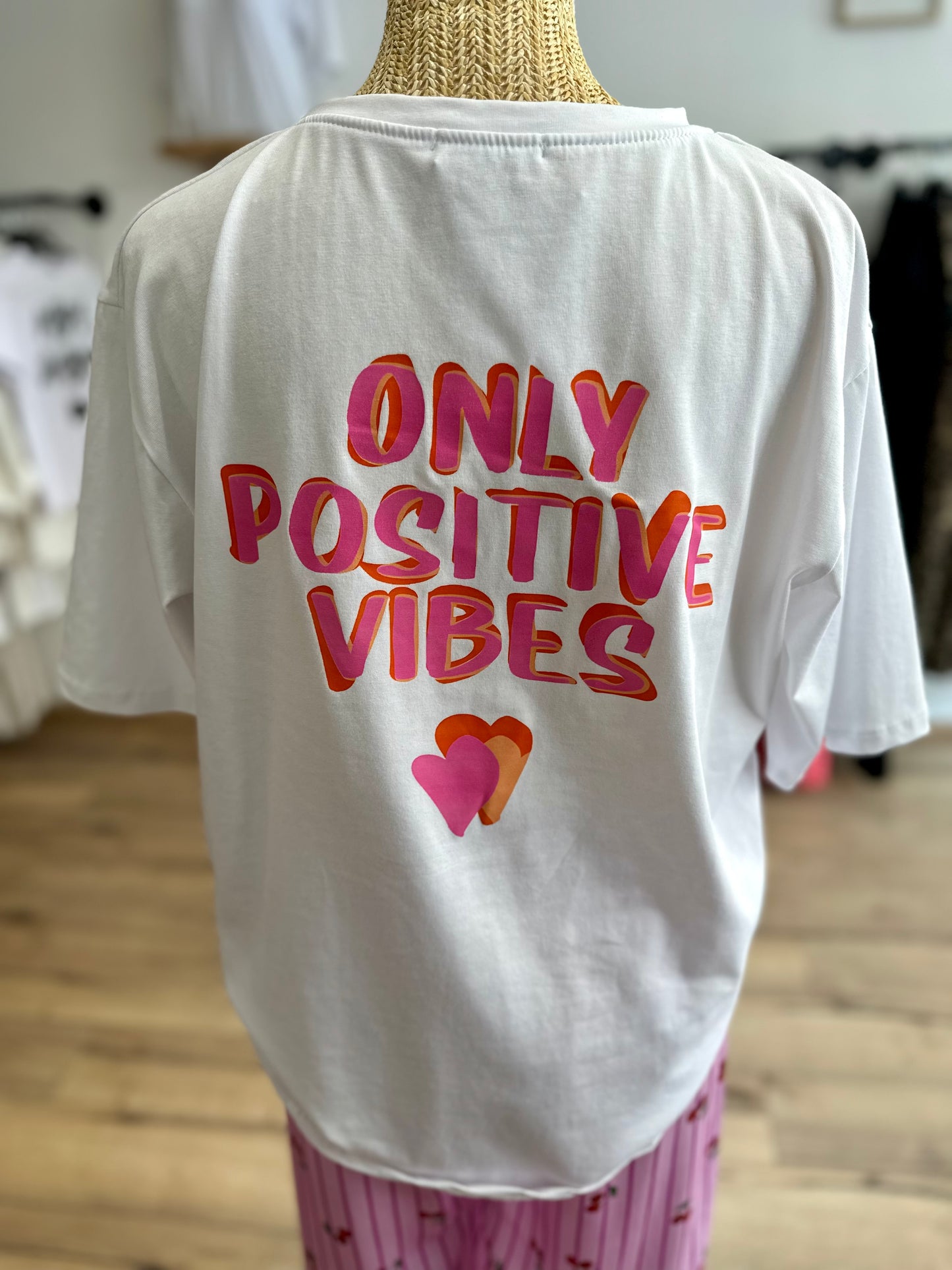 T-shirt positive vibes
